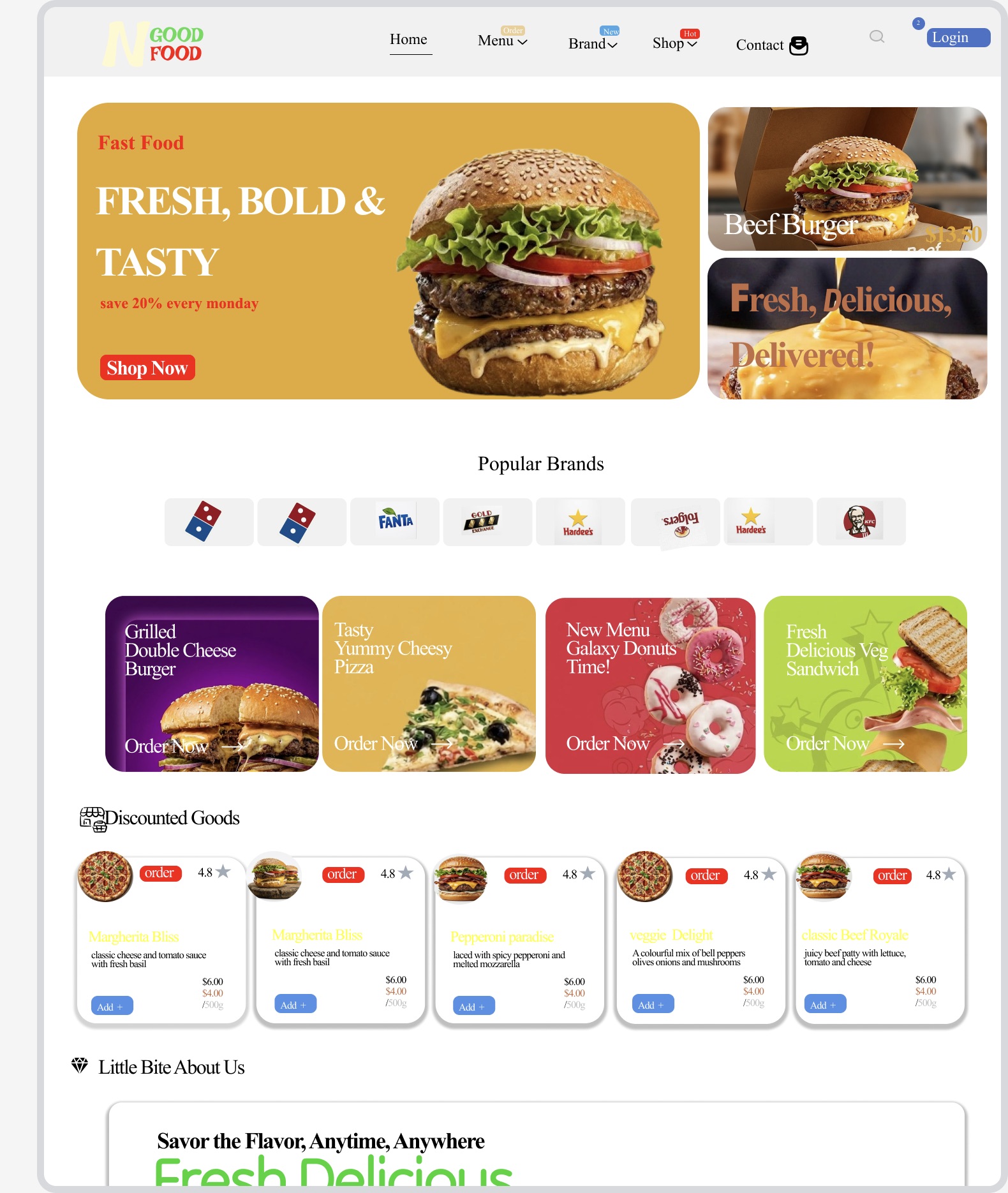 Mobile Dessert App